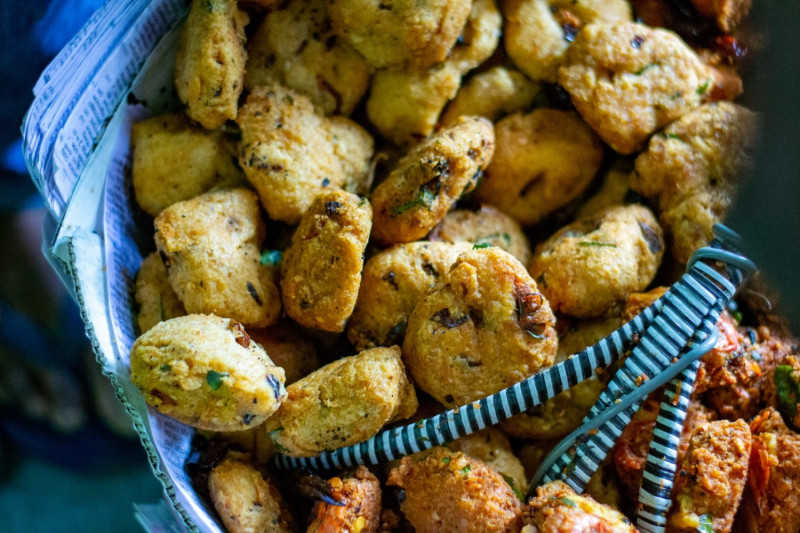 tagAlt.Eggplant Nuggets with Tomato Mousse Sauce