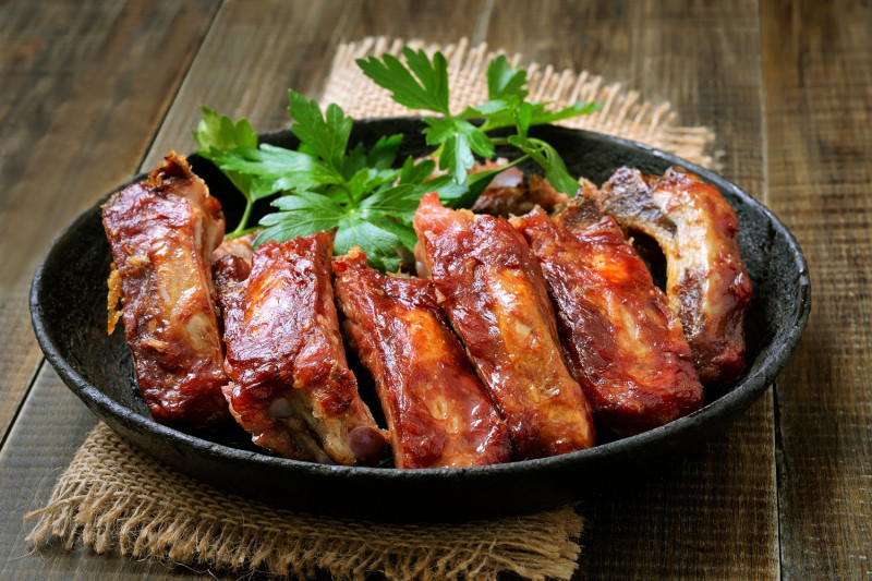tagAlt.Pan fried Tuscan Pork Ribs with Rosemary