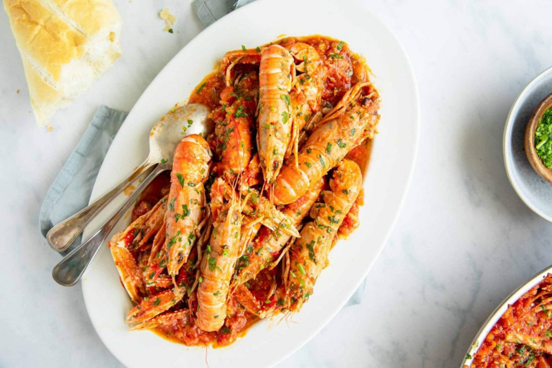 tagAlt.Pirate style Prawns alla Busera