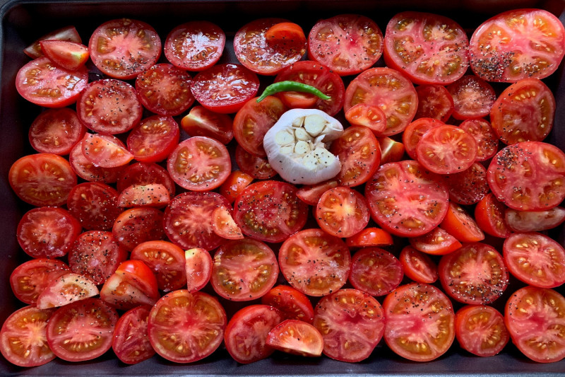 tagAlt.Pomodori al Forno Oven roasted Tomatoes with Fresh Herbs