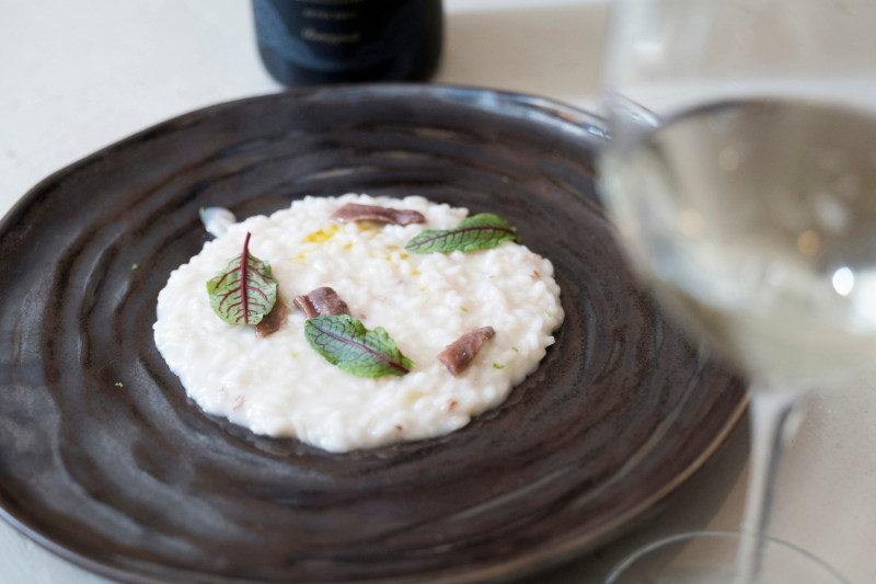 tagAlt.Risotto with Burrata and Anchovies