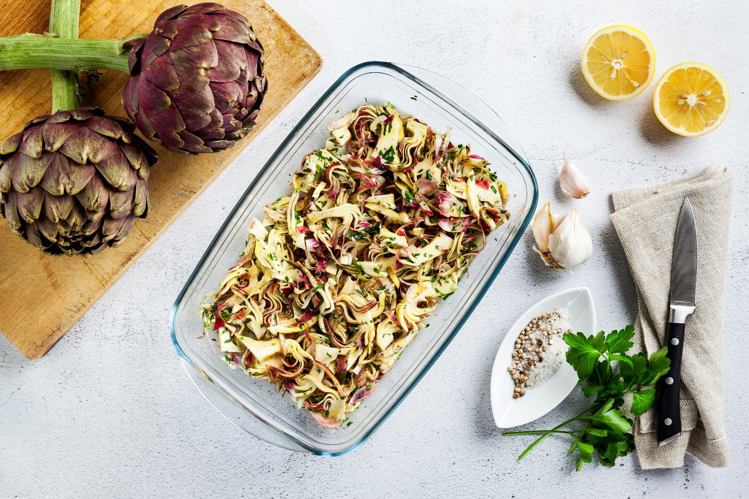 fresh artichoke salad recipe