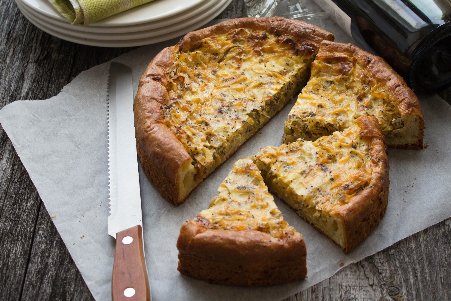 Airy Leek and Ricotta Soufflé | MaMaBlip