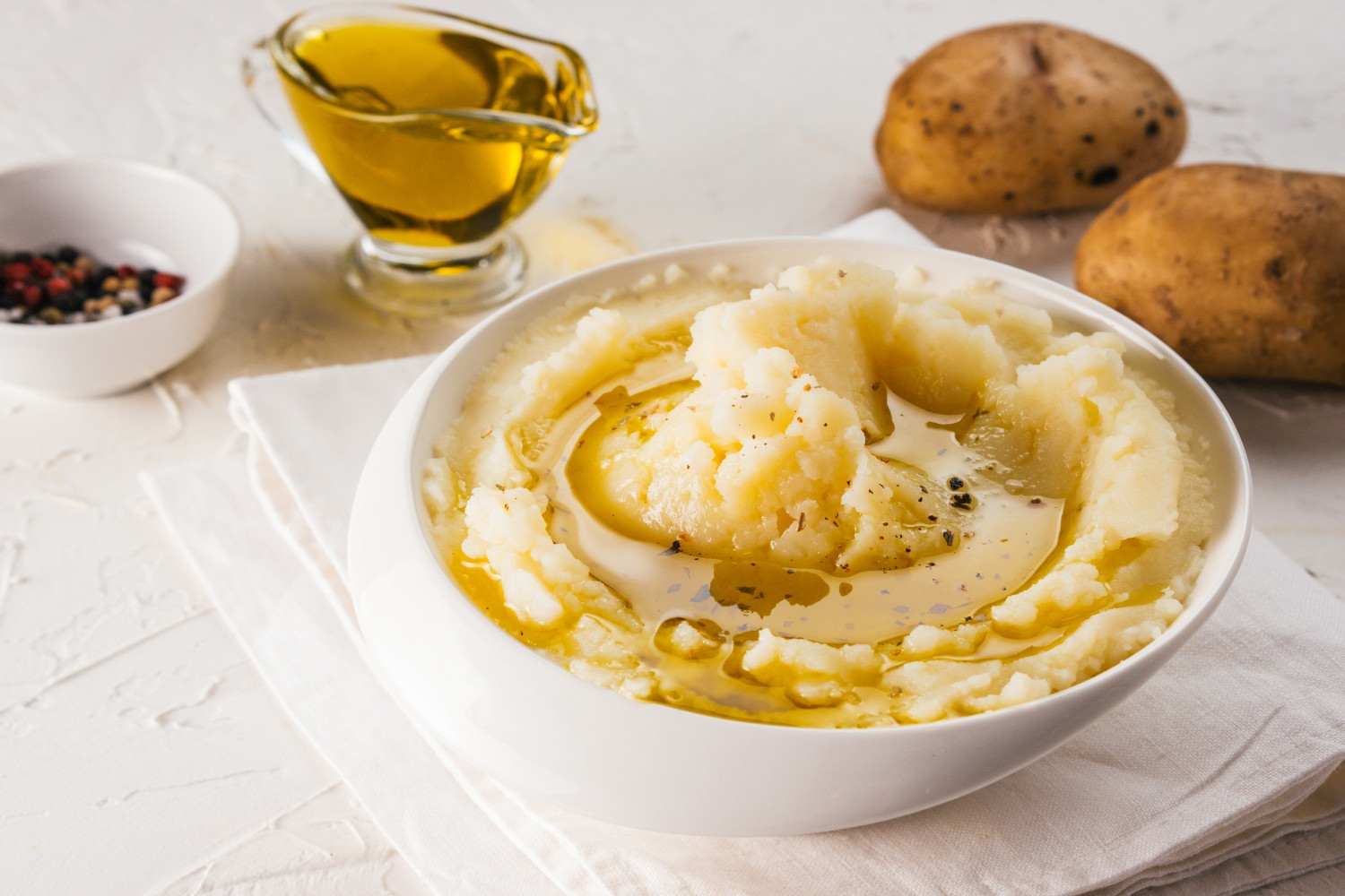 Mashed Potatoes with ExtraVirgin Olive Oil MaMaBlip