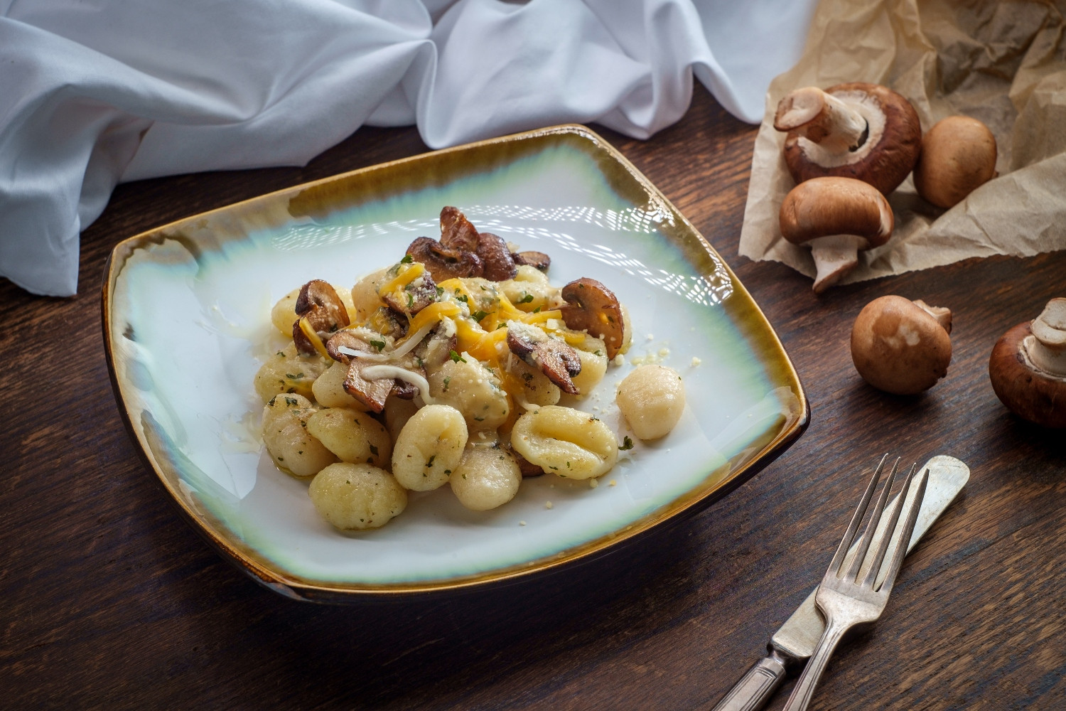 Handmade Potato Gnocchi with Savory Mushroom Ragu | MaMaBlip