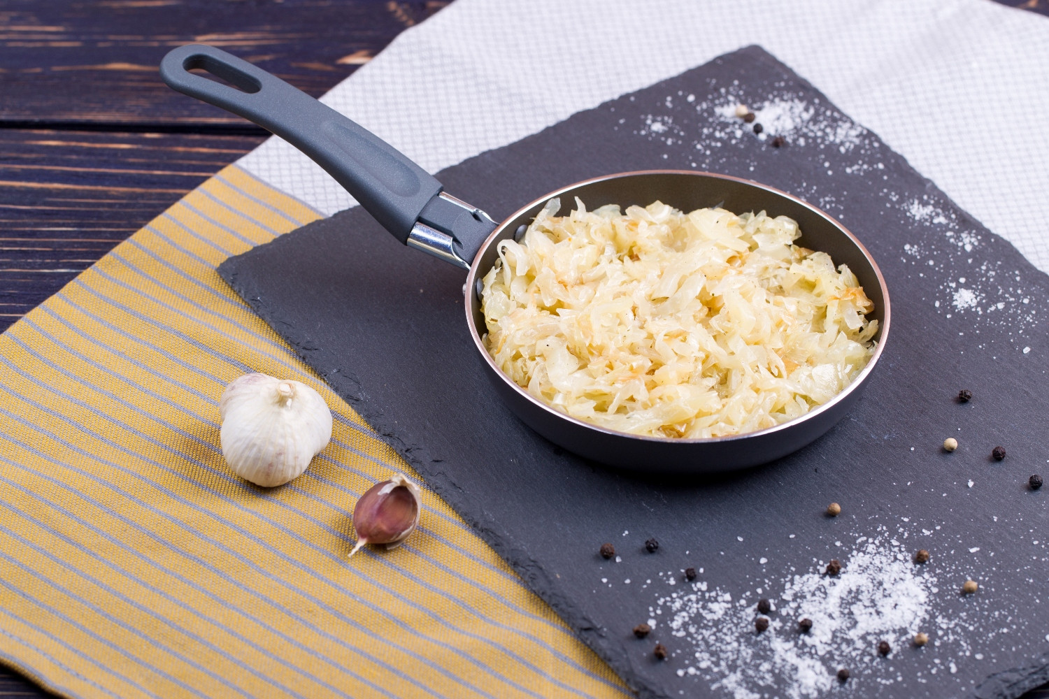 Sautéed White Tuscan Cabbage | MaMaBlip