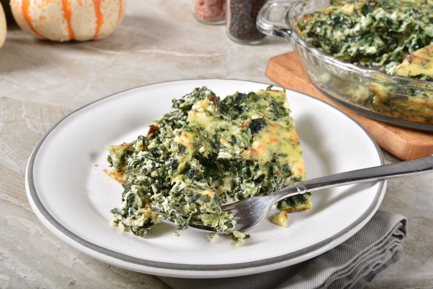Baked Spinach Flan Delight | MaMaBlip
