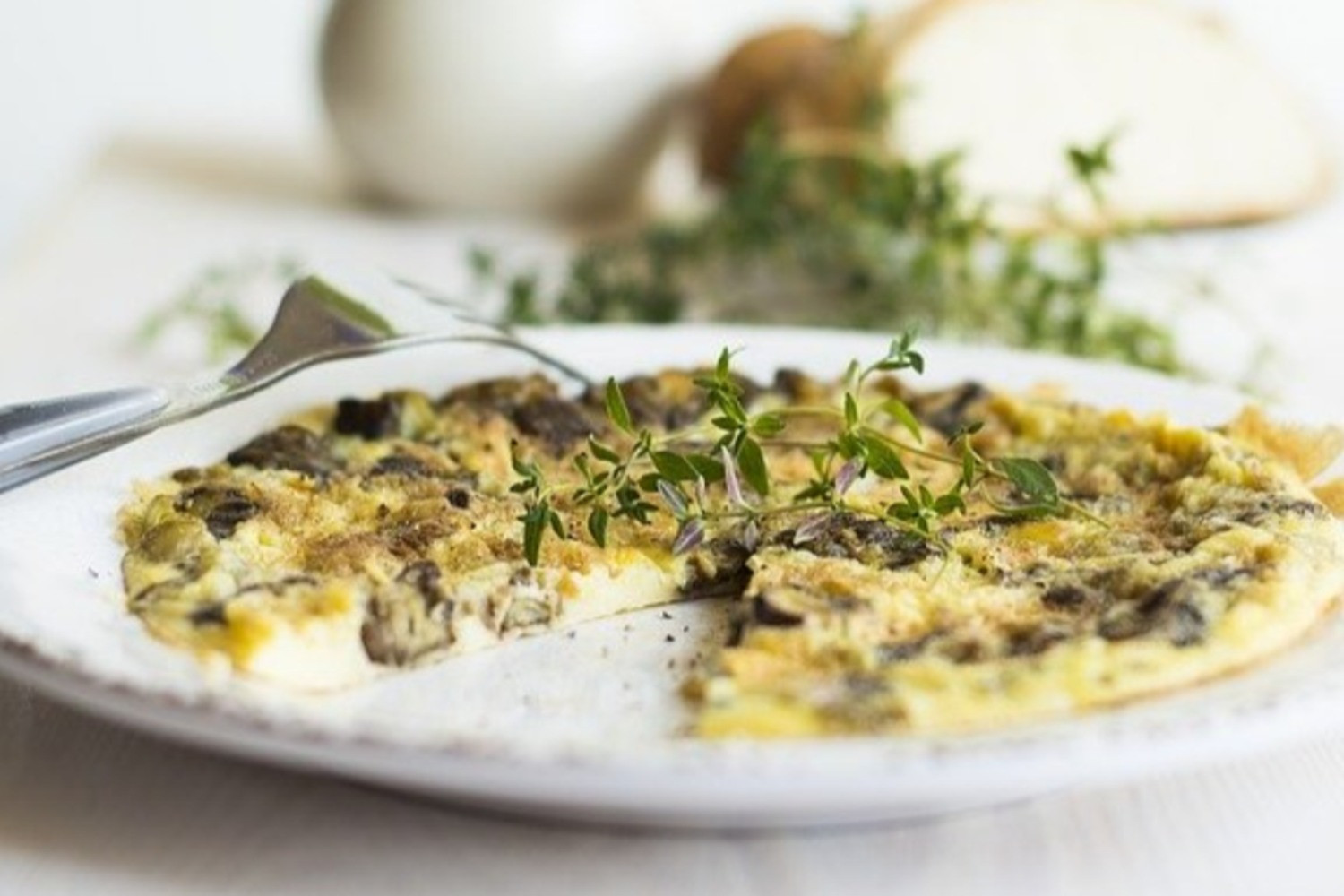 Rustic Tuscan Farmhouse Frittata | MaMaBlip