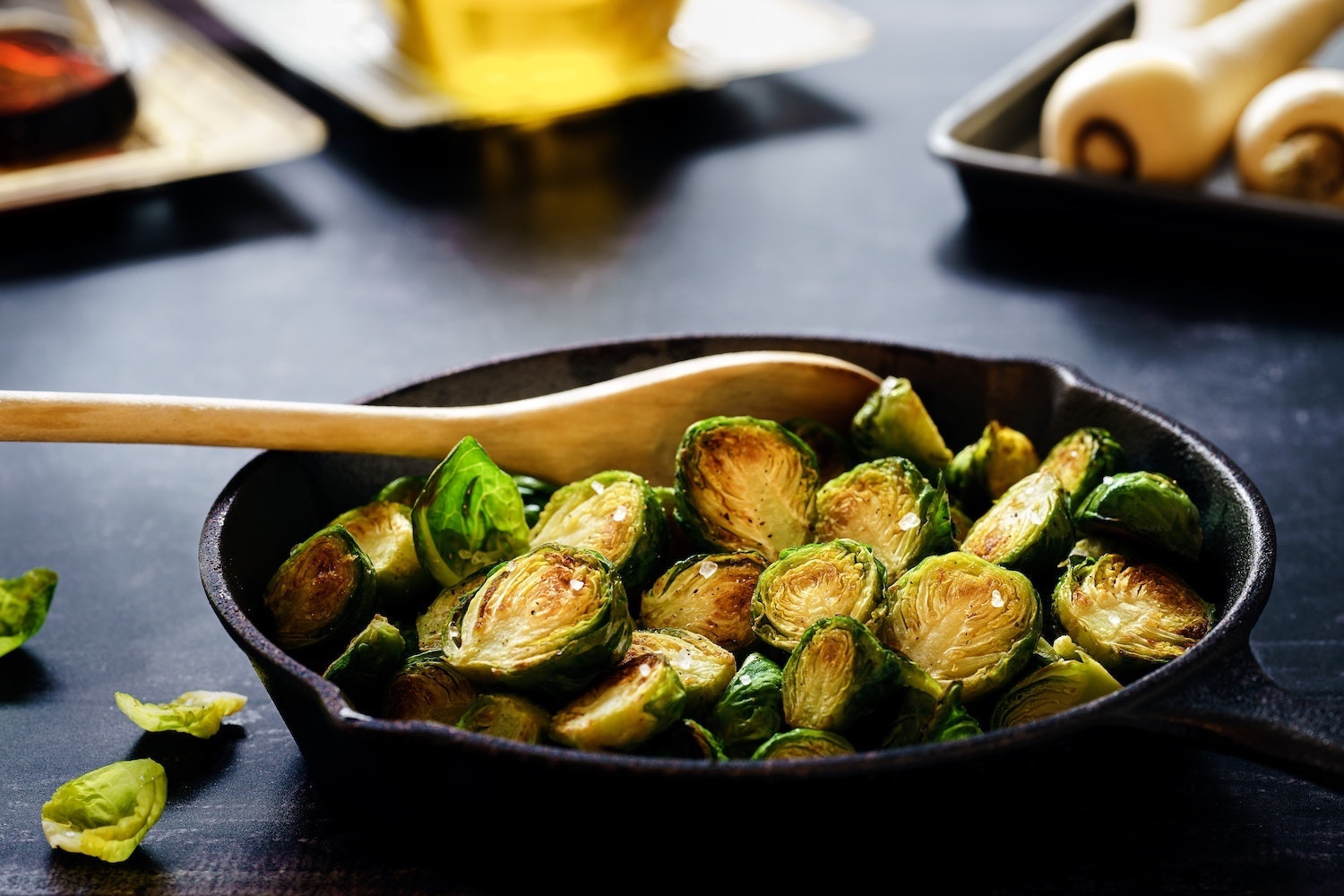Crispy Oven-Baked Parmesan Brussels Sprouts | MaMaBlip