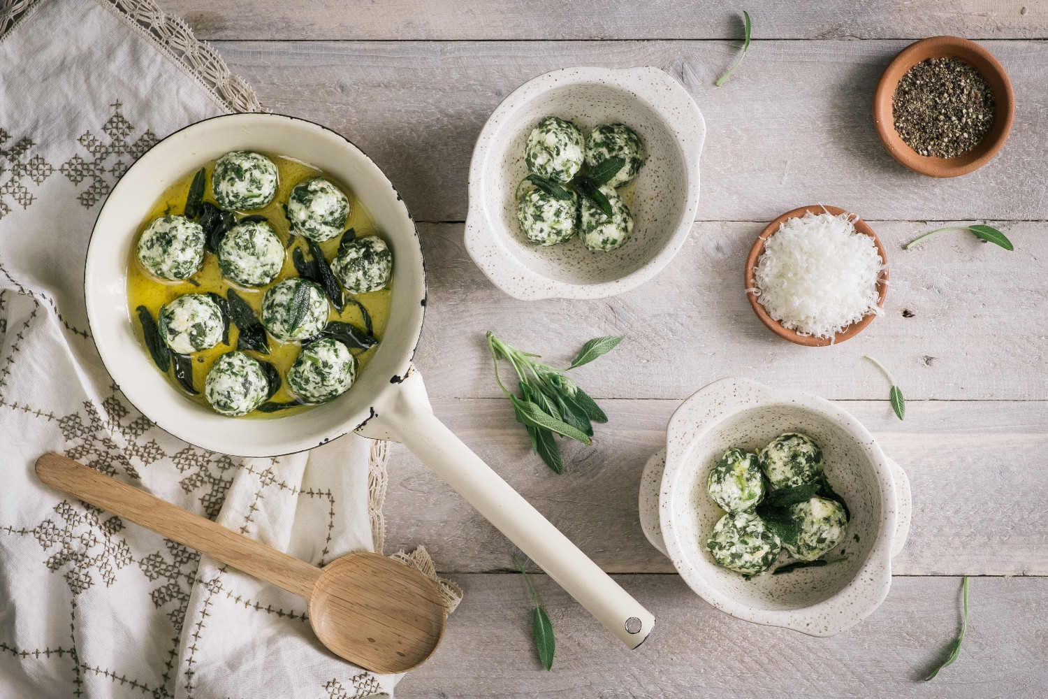 Spinach and Ricotta Gnudi Recipe MaMaBlip
